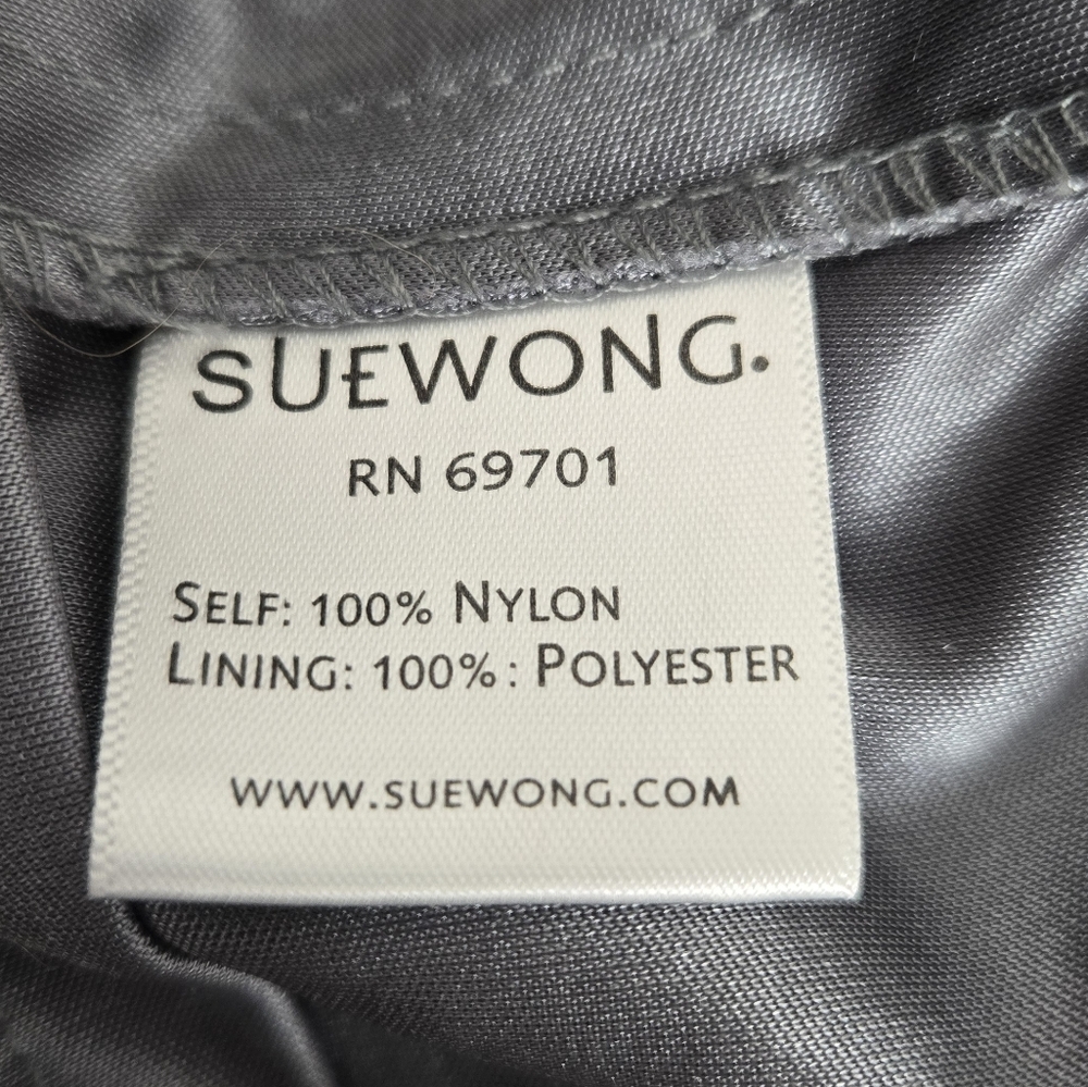 SUE WONG Sleeveless Embroidered Tulle Dress - Picture 7 of 9